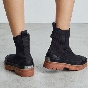 Everlane The Utility Boot in ReKnit with chunky lug sole